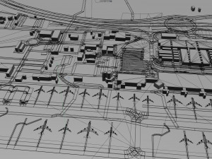 Alicante - Elche Airport 10km Modelo 3D