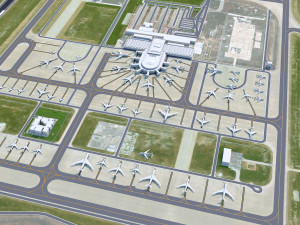 Antalya Airport 15km Modèle 3D