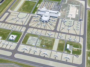 Antalya Airport 15km 3D Model