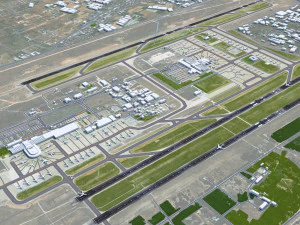 Antalya Airport 15km 3D Model