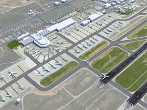 Antalya Airport 15km Modèle 3D