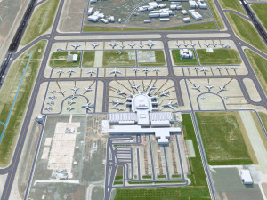 Antalya Airport 15km Modèle 3D