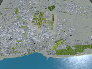 Antalya Airport 15km 3D Model