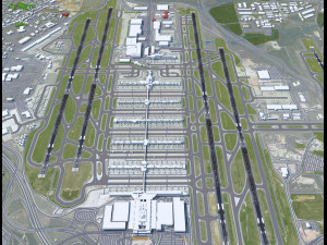 Atlanta Airport 12km 3D Модель