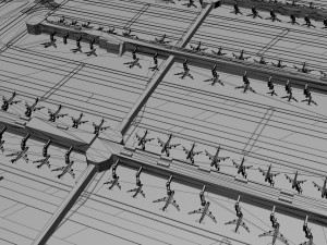 Atlanta Airport 12km 3D Модель