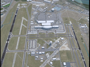 Austin - Bergstrom Airport 8km Model 3D