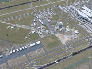 Austin - Bergstrom Airport 8km Model 3D