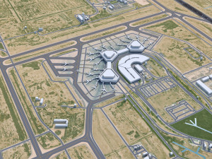 Baghdad Airport 15km Modello 3D