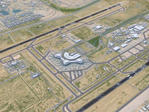 Baghdad Airport 15km 3D Model