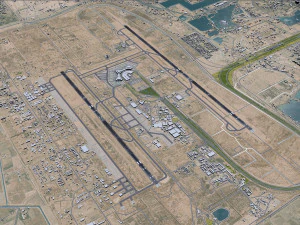 Baghdad Airport 15km 3D Model
