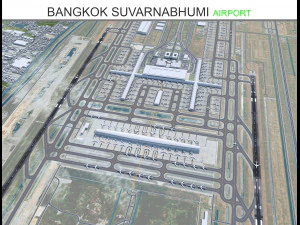 Bangkok Suvarnabhumi Airport 12km 3D Model