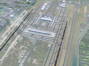 Bangkok Suvarnabhumi Airport 12km 3D मॉडल