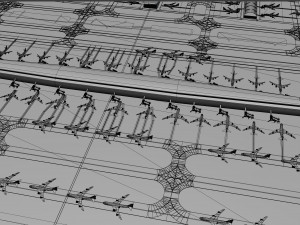 Bangkok Suvarnabhumi Airport 12km 3D मॉडल