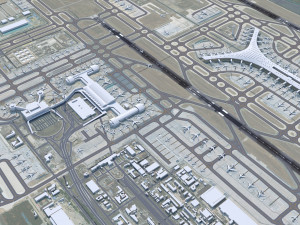 Beijing Airport 10km Modello 3D