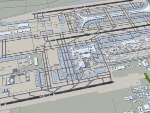 Beijing Airport 10km Modello 3D