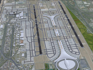 Beijing Airport 10km Modello 3D