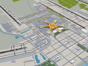 Beijing Daxing Airport 20km 3D 模型