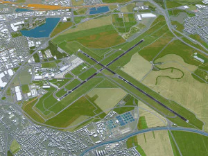 Bratislava Airport 15km 3D Model