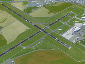 Bratislava Airport 15km 3D 모델