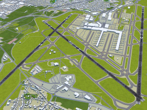 Brussels Airport 12km Model 3D