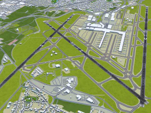 Brussels Airport 12km 3D Model