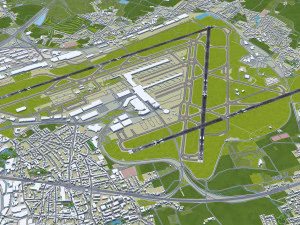 Brussels Airport 12km 3D Model