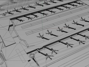 Brussels Airport 12km Model 3D