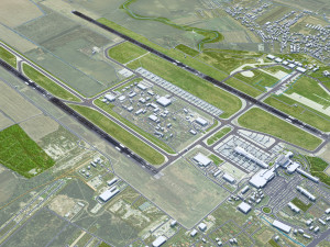 Bucharest Henri Coanda Airport 15km Modèle 3D