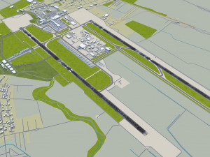 Bucharest Henri Coanda Airport 15km Modèle 3D