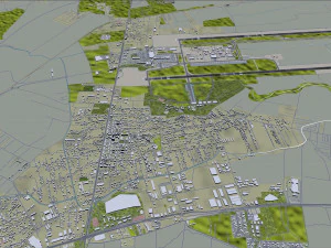 Bucharest Henri Coanda Airport 15km 3D Model