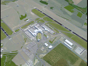 Budapest Airport 12km 3D Model