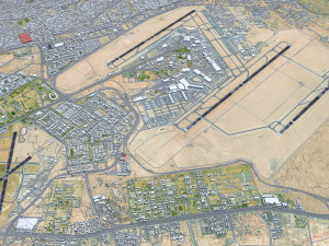 Cairo Airport 15km 3D 模型