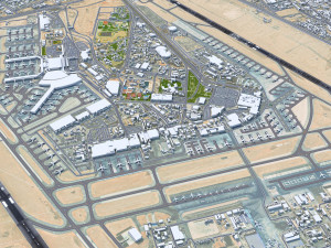 Cairo Airport 15km 3D 模型