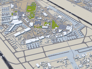 Cairo Airport 15km 3D 模型
