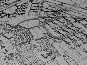 Cairo Airport 15km 3D Model