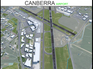 Canberra Airport 10km 3D Model