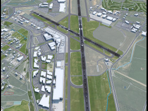 Canberra Airport 10km 3D 모델