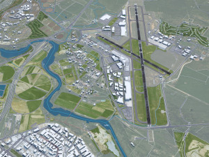 Canberra Airport 10km 3D 모델