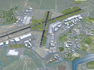 Canberra Airport 10km 3D Model