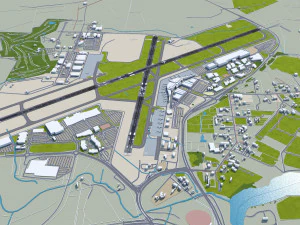Canberra Airport 10km 3D Model