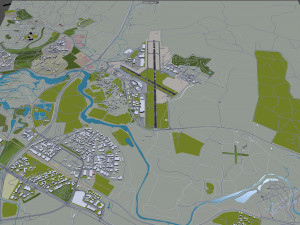 Canberra Airport 10km 3D 모델