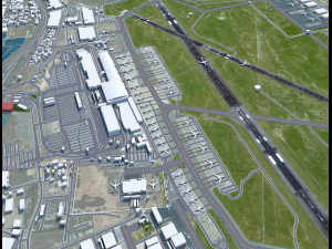 Cape Town Airport 15km Model 3D