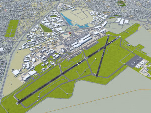 Cape Town Airport 15km Model 3D