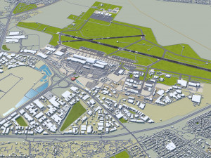 Cape Town Airport 15km Model 3D