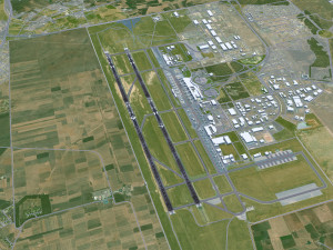 Casablanca Mohammed V Airport 12km Modèle 3D