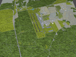 Casablanca Mohammed V Airport 12km Modèle 3D