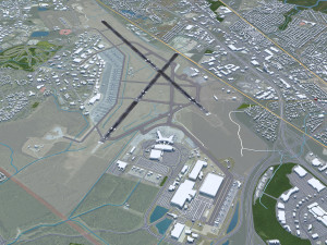 Charleston international Airport 12km 3D Model