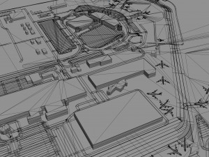 Charleston international Airport 12km 3D Model