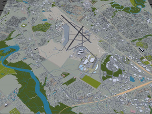 Charleston international Airport 12km 3D Model