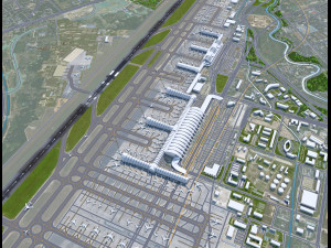 Chengdu Shuangliu International Airport 15km Modelo 3D